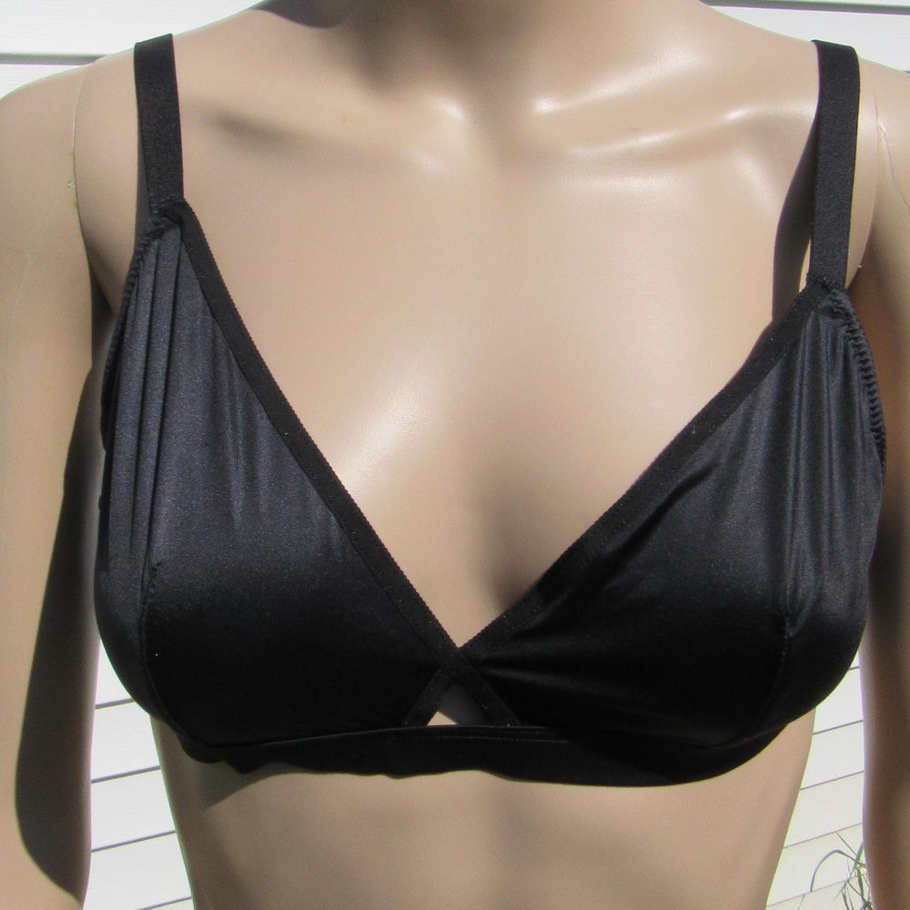 Victoria Secret Black silky Large Bralette